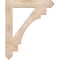Ekena Millwork Merced Arts & Crafts Smooth Bracket, Douglas Fir, 5 1/2"W x 38"D x 46"H BKT06X38X46MRC03SDF - alternate 3